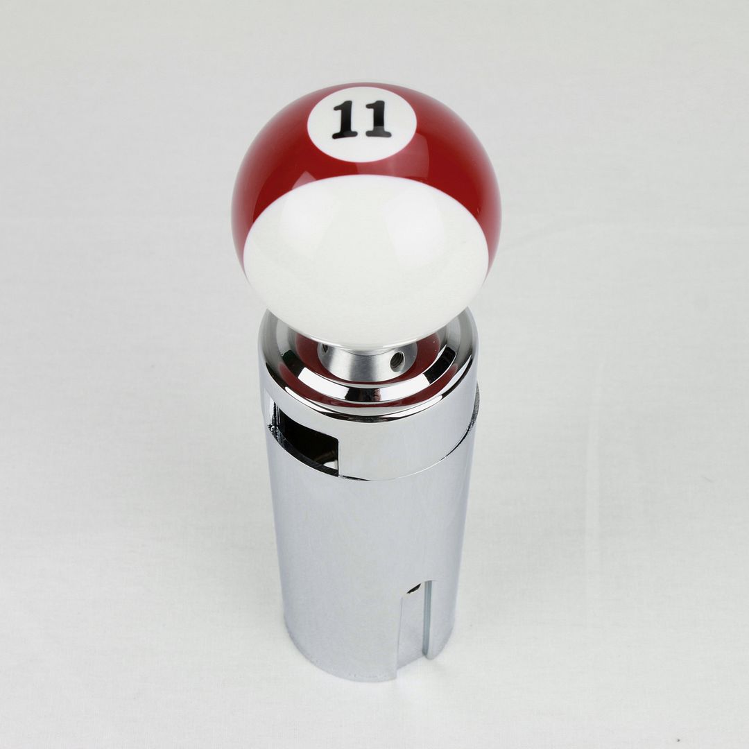 Red 11 Pool Ball Shift Knob Kit 13 15 18 Eaton Fuller Peterbilt